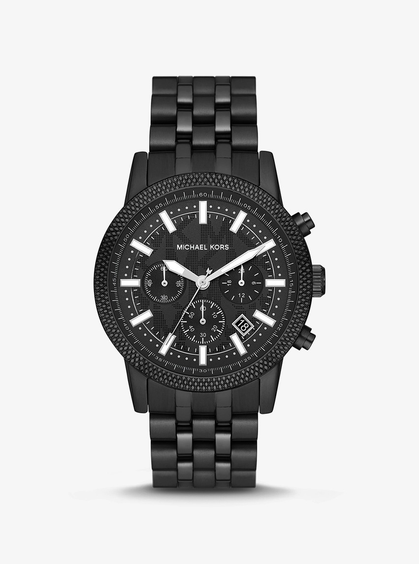 Black-Tone Michael Kors | Hutton Oversized Watch