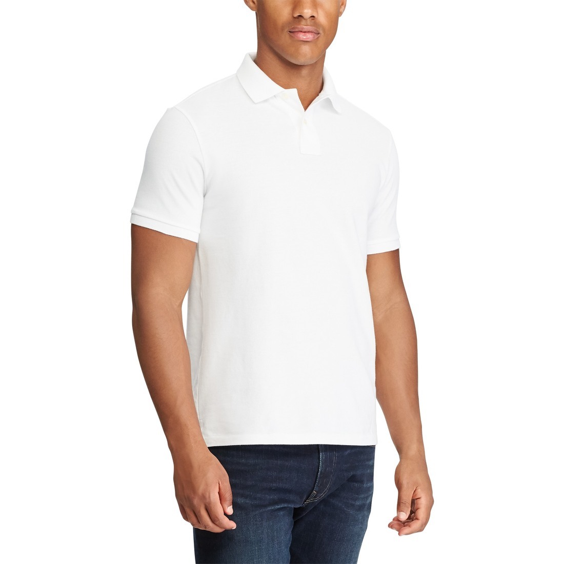 Arrow Sports Brand Print Cotton Polo Shirt, White (S)