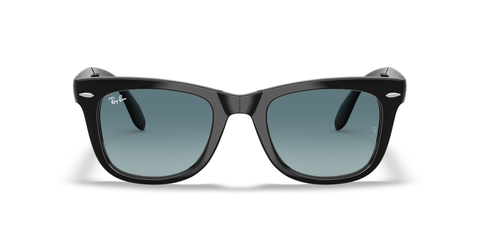 Ray-Ban Sunglasses Unisex Rb3755 - Silver Frame Blue Lenses 59-19